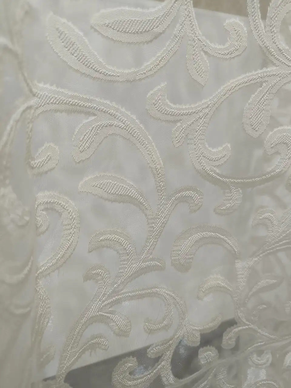 Тюль на шторной ленте с утяжелителем - Шторы и тюль (Барахолка) в Люберцы