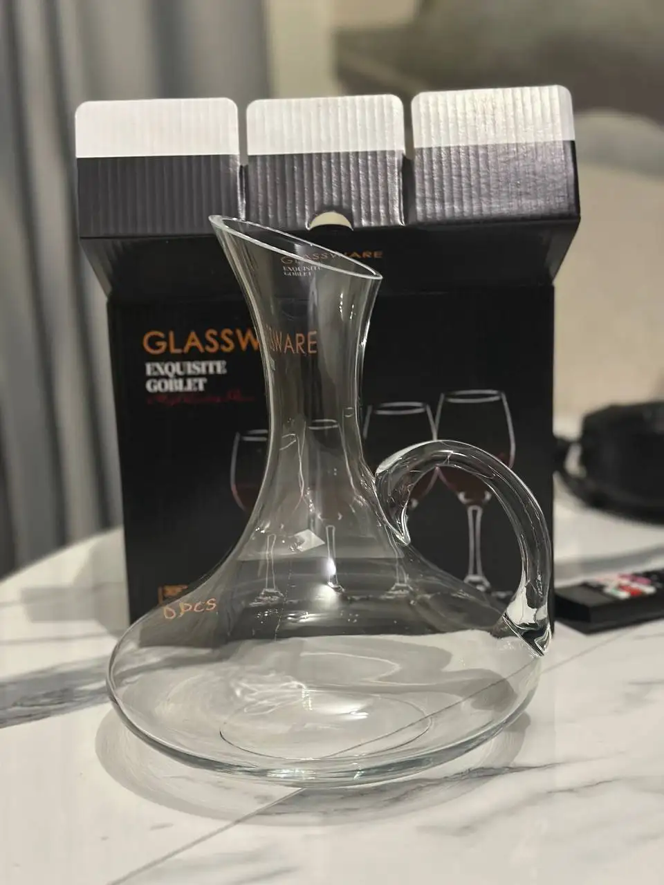 Декантер для вина новый - Посуда и кухонная утварь (Барахолка) в Некрасовка