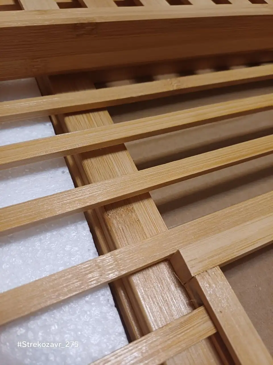 Шкаф-стеллаж для ванной из бамбука - Мебель для ванной (Для дома и дачи) в Люберцы