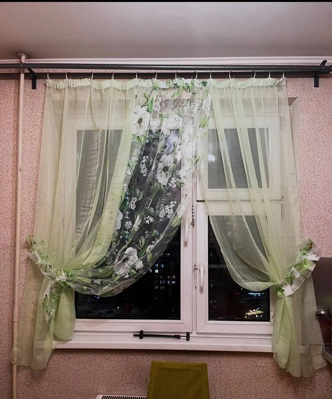 Шторы и карниз IKEA б/у - Шторы и карнизы (Для дома и дачи) в Москва