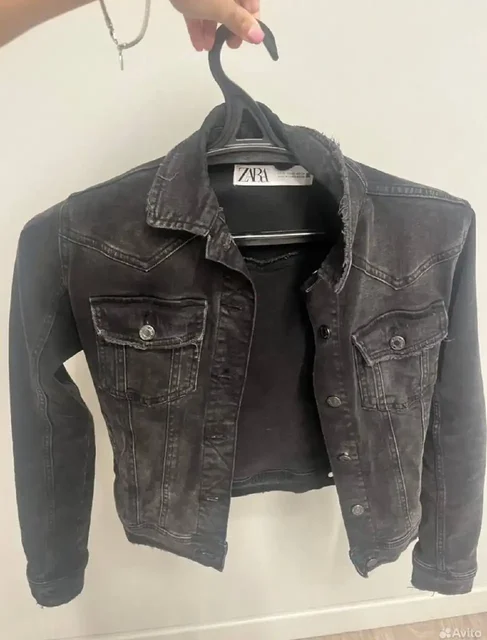 Джинсовая куртка ZARA XS - Одежда женская в Люберцы