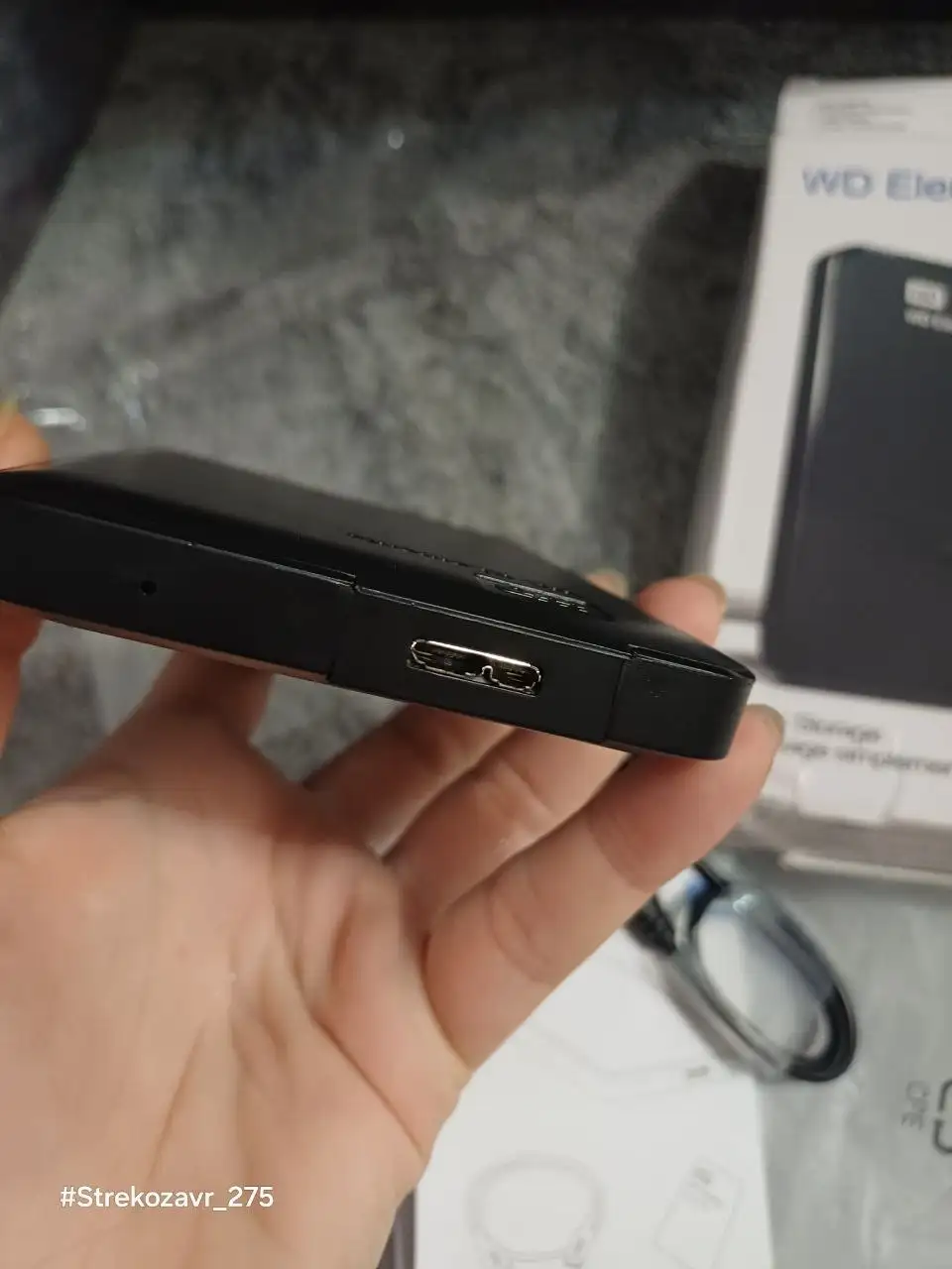 Продам новый переносной жесткий диск WD Elements 1TB - Внешние накопители (Электроника) в Люберцы
