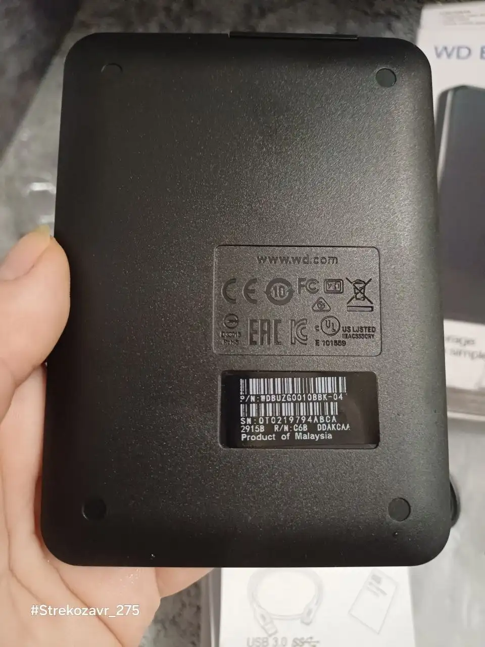 Продам новый переносной жесткий диск WD Elements 1TB - Внешние накопители (Электроника) в Люберцы