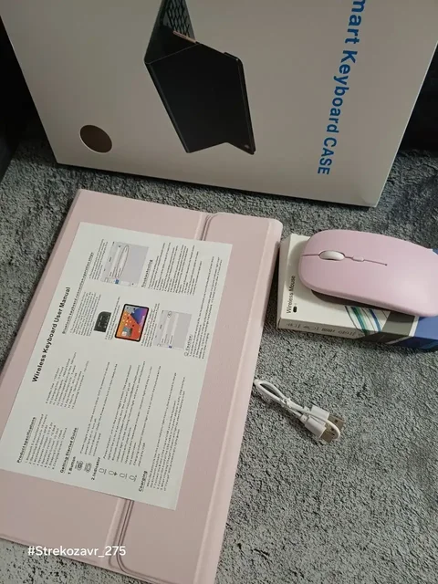 Продам новый набор: Bluetooth клавиатура-чехол и мышь - частное объявление в Люберцы