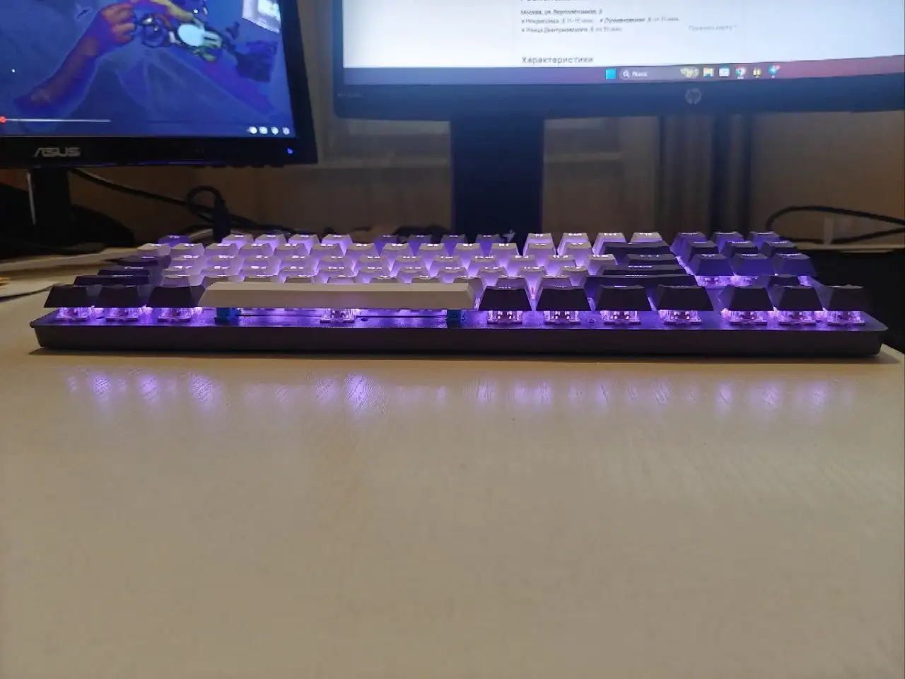 Механическая клавиатура Red Square Keyrox TKL g3ms Purple - Клавиатуры (Электроника) в Неизвестно