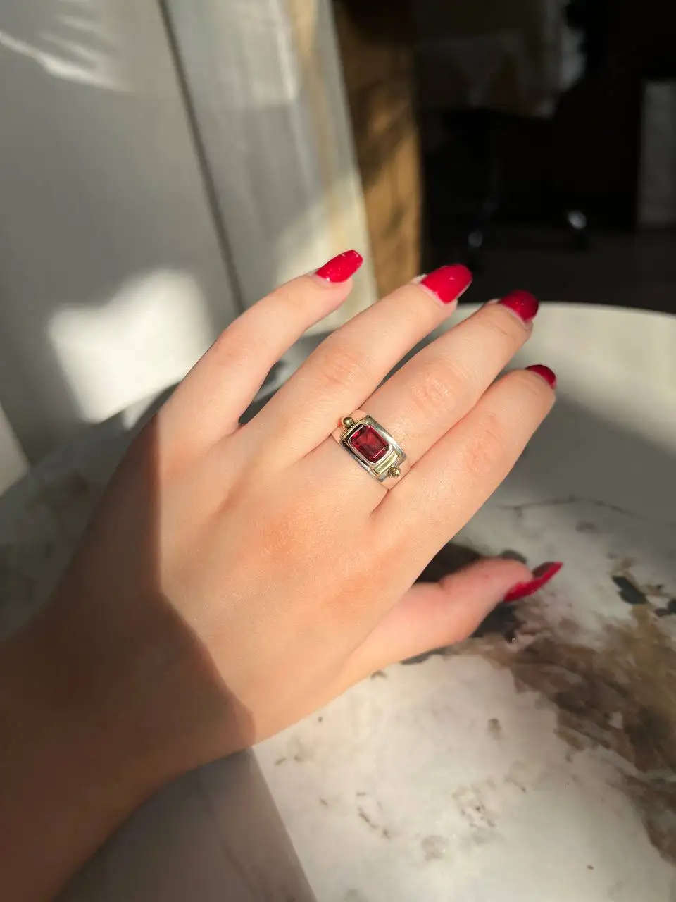 Серебряные кольца 925 пробы с натуральными камнями - Украшения (Хобби и отдых) в Некрасовка