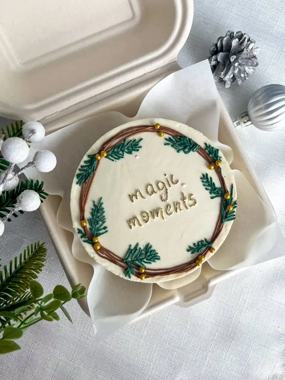 Праздничные торты и бенто тортики к Новому Году