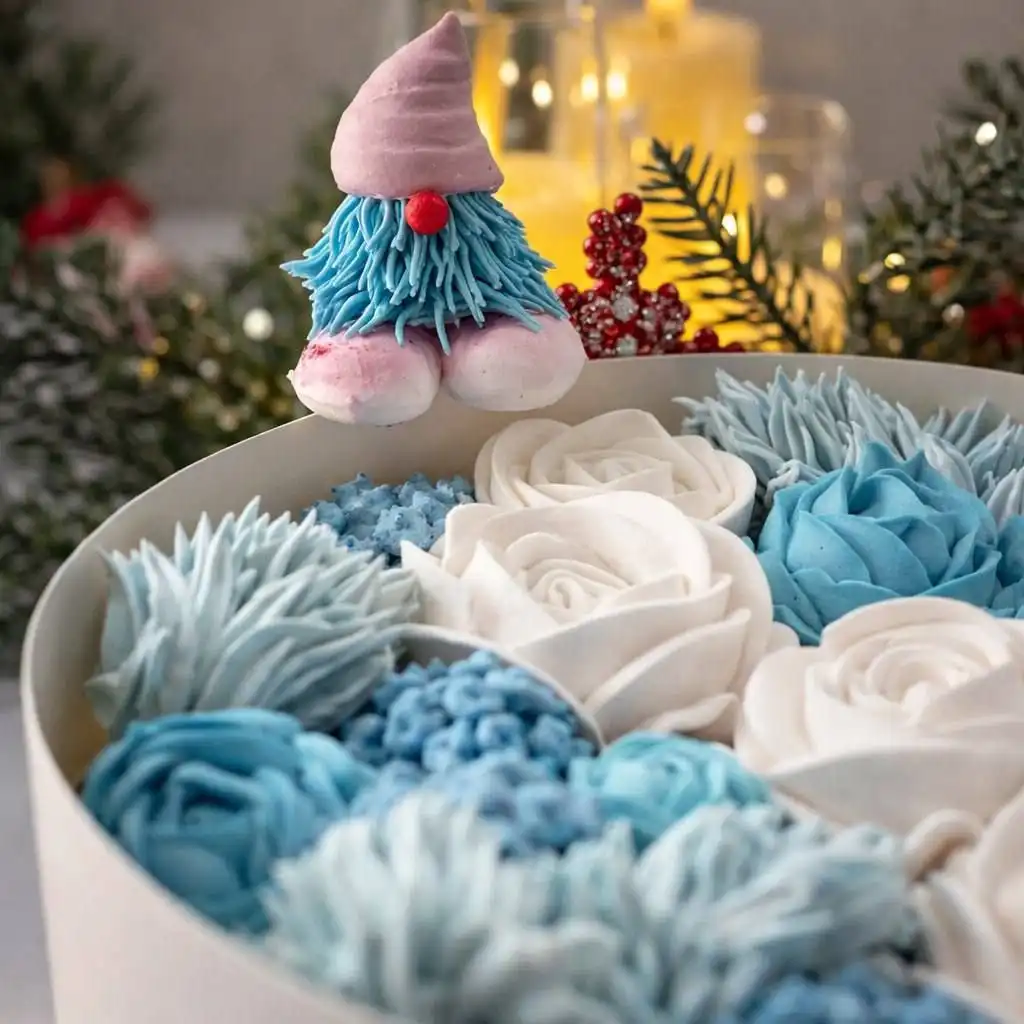 Зефирные букеты - вкусный и милый подарок на Новый год