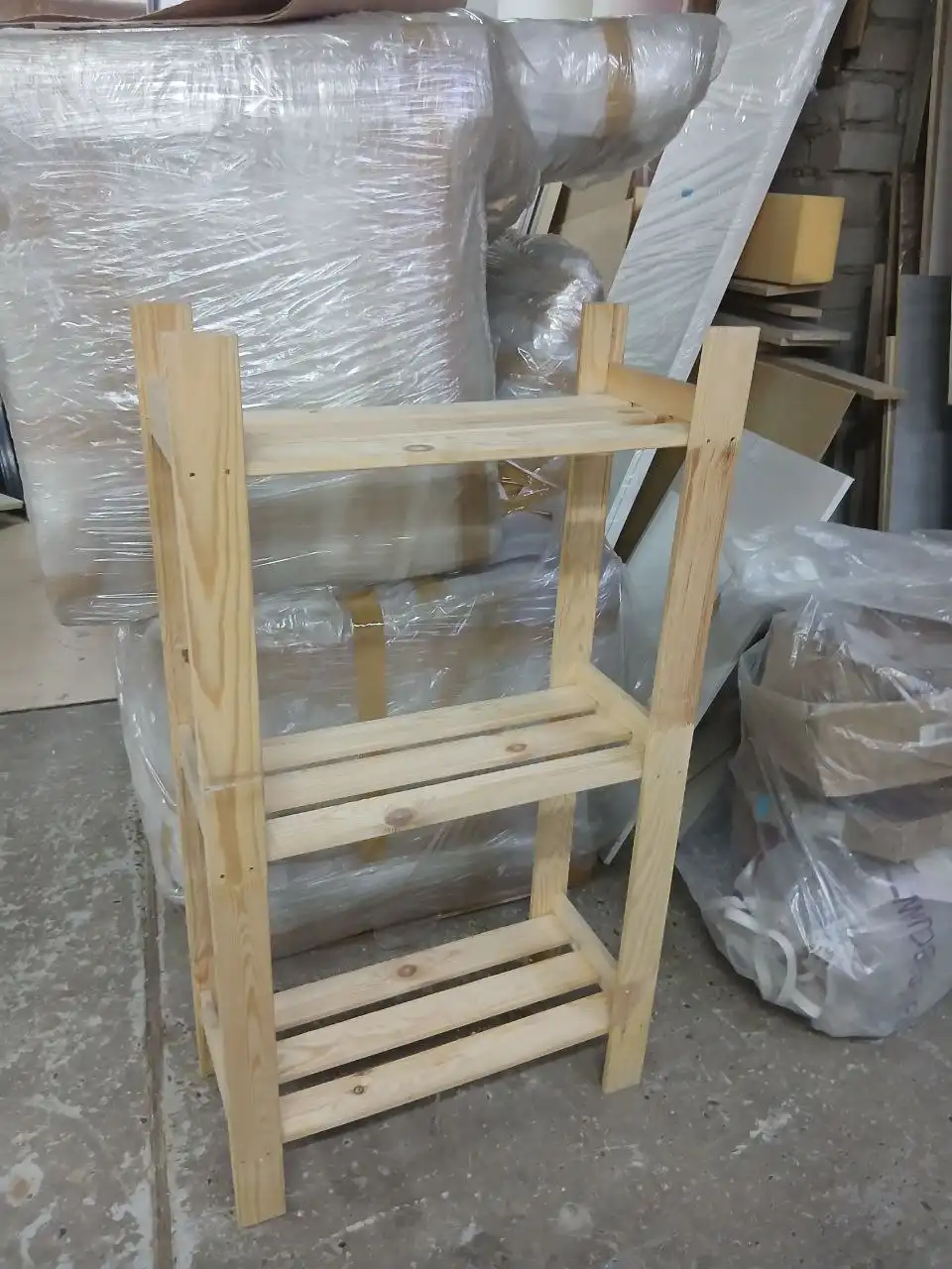 Деревянный стеллаж - Мебель (Для дома и дачи) в Барнаул