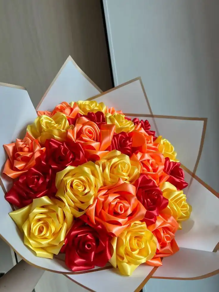 Букеты из ленты ручной работы - Рукоделие (Хобби и отдых) в Барнаул