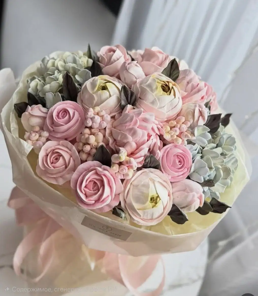 Букет из зефира - необычный сладкий подарок - Барахолка в Барнаул