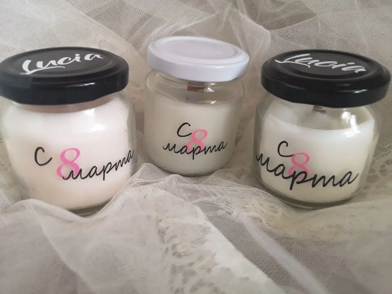 Подарочный набор свечей ручной работы «Нежность весны» к 8 Марта - Рукоделие (Хобби и отдых) в Барнаул