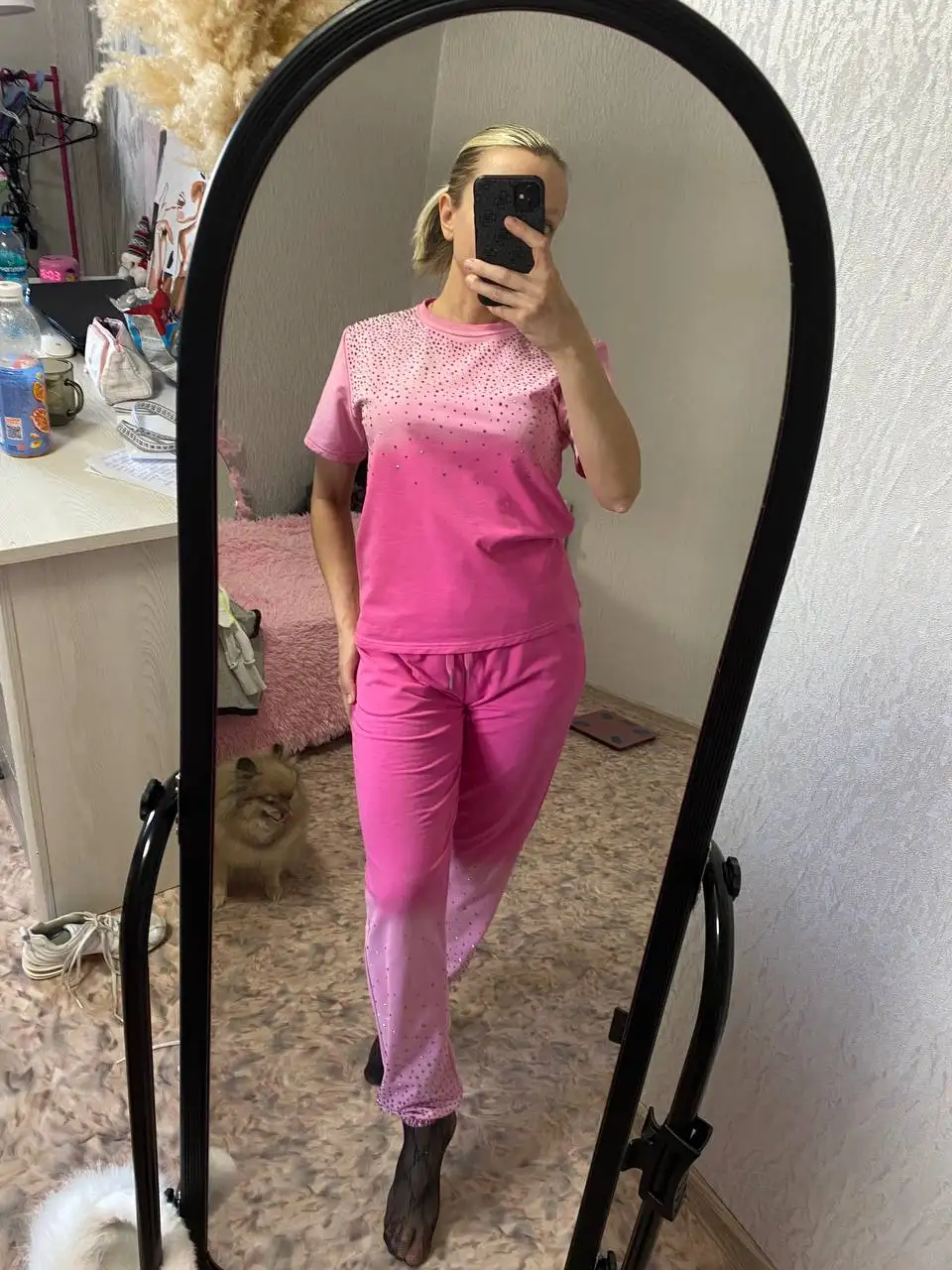 Костюм Balenciaga с россыпью страз - Женская одежда (Одежда) в Барнаул