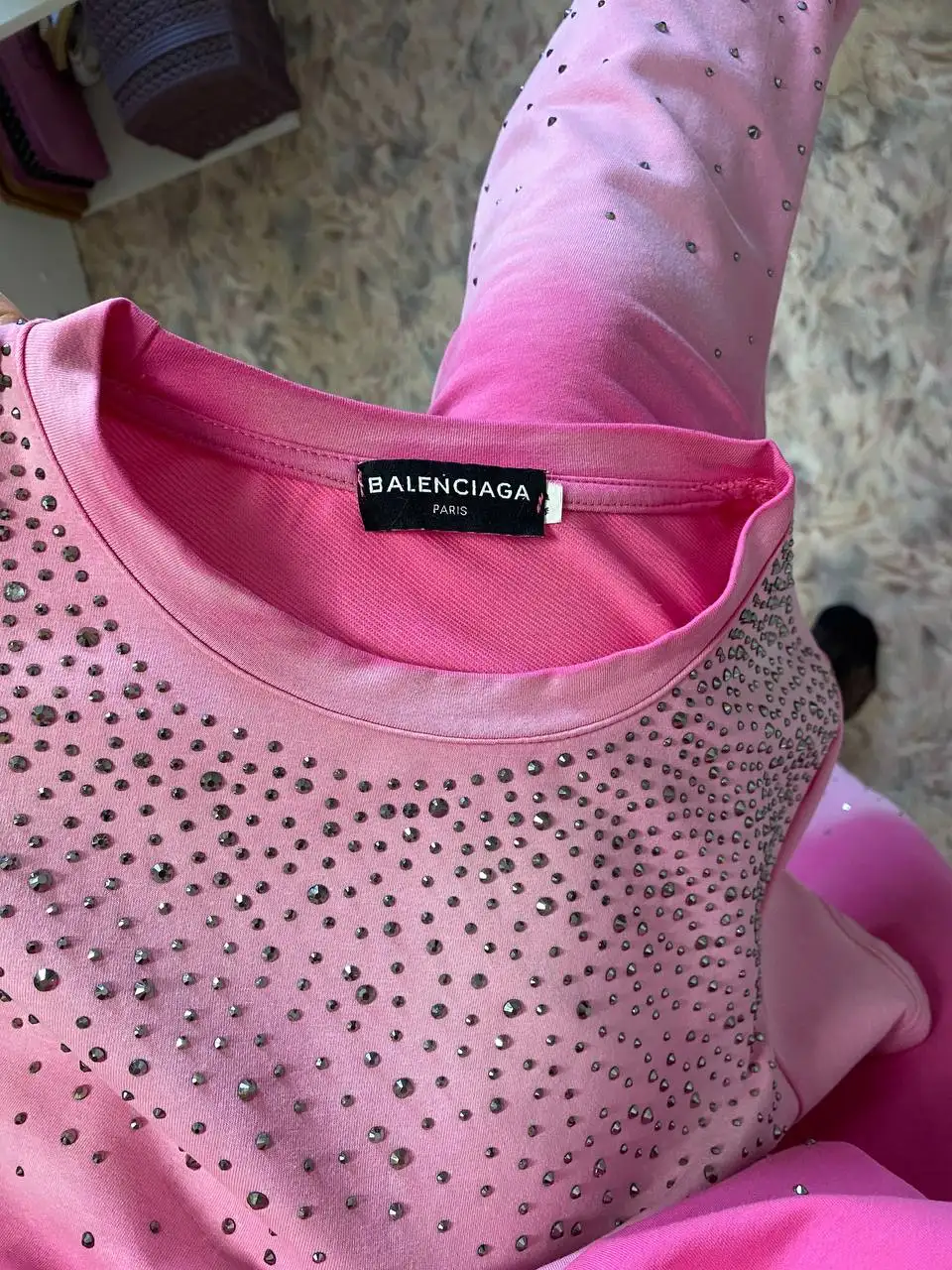 Костюм Balenciaga с россыпью страз - Женская одежда (Одежда) в Барнаул
