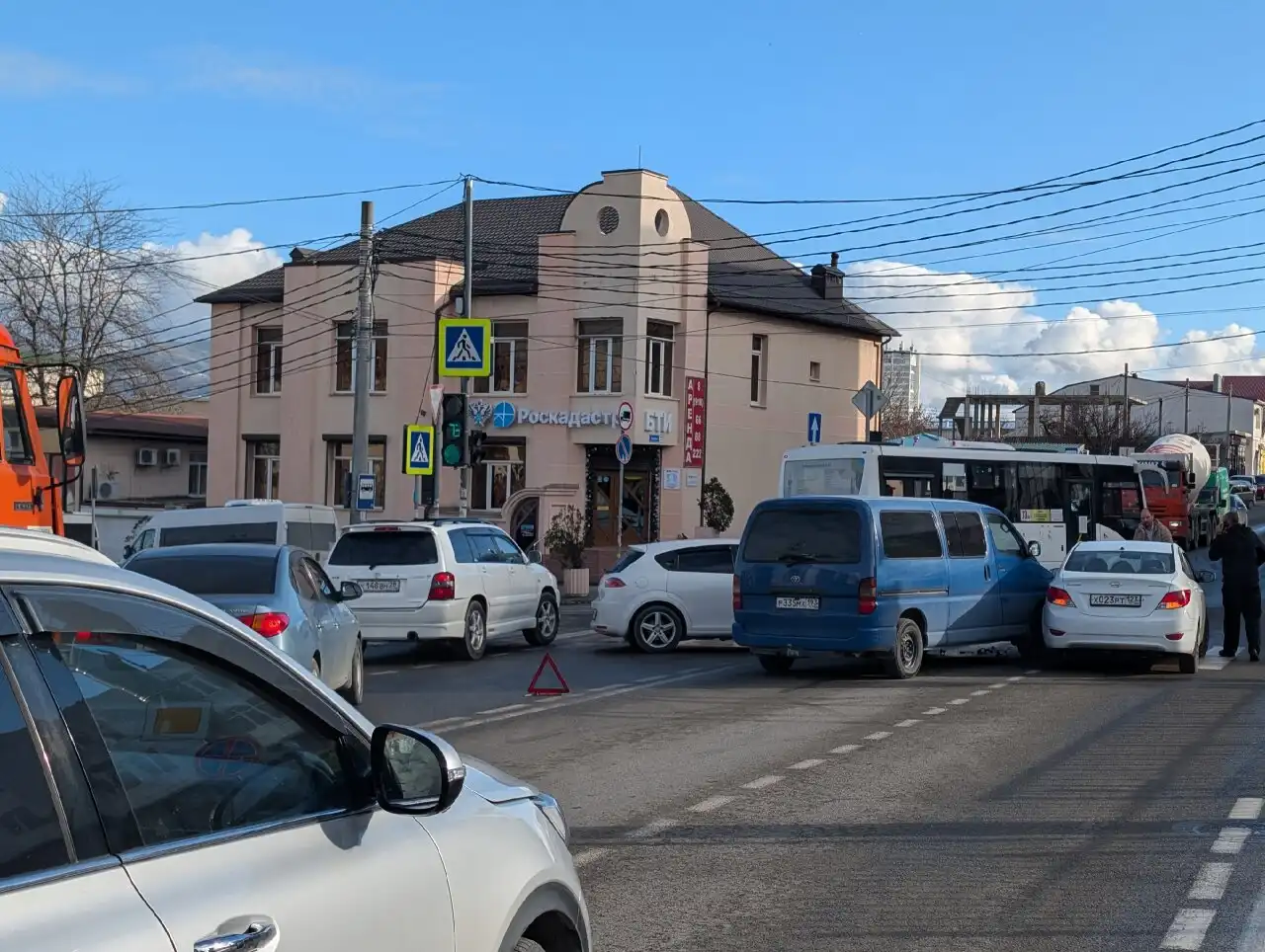 ДТП на перекрестке Видова 27 Автовокзал - Роскадастр БТИ