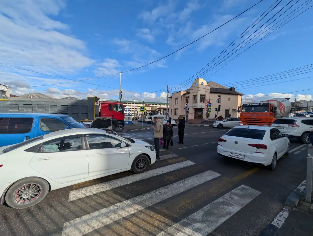 ДТП на перекрестке Видова 27 Автовокзал - Роскадастр БТИ