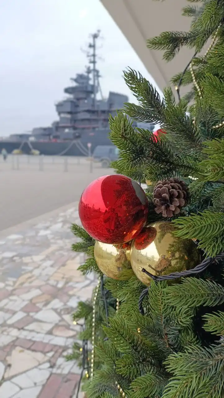 Предновогодняя атмосфера в Новороссийске