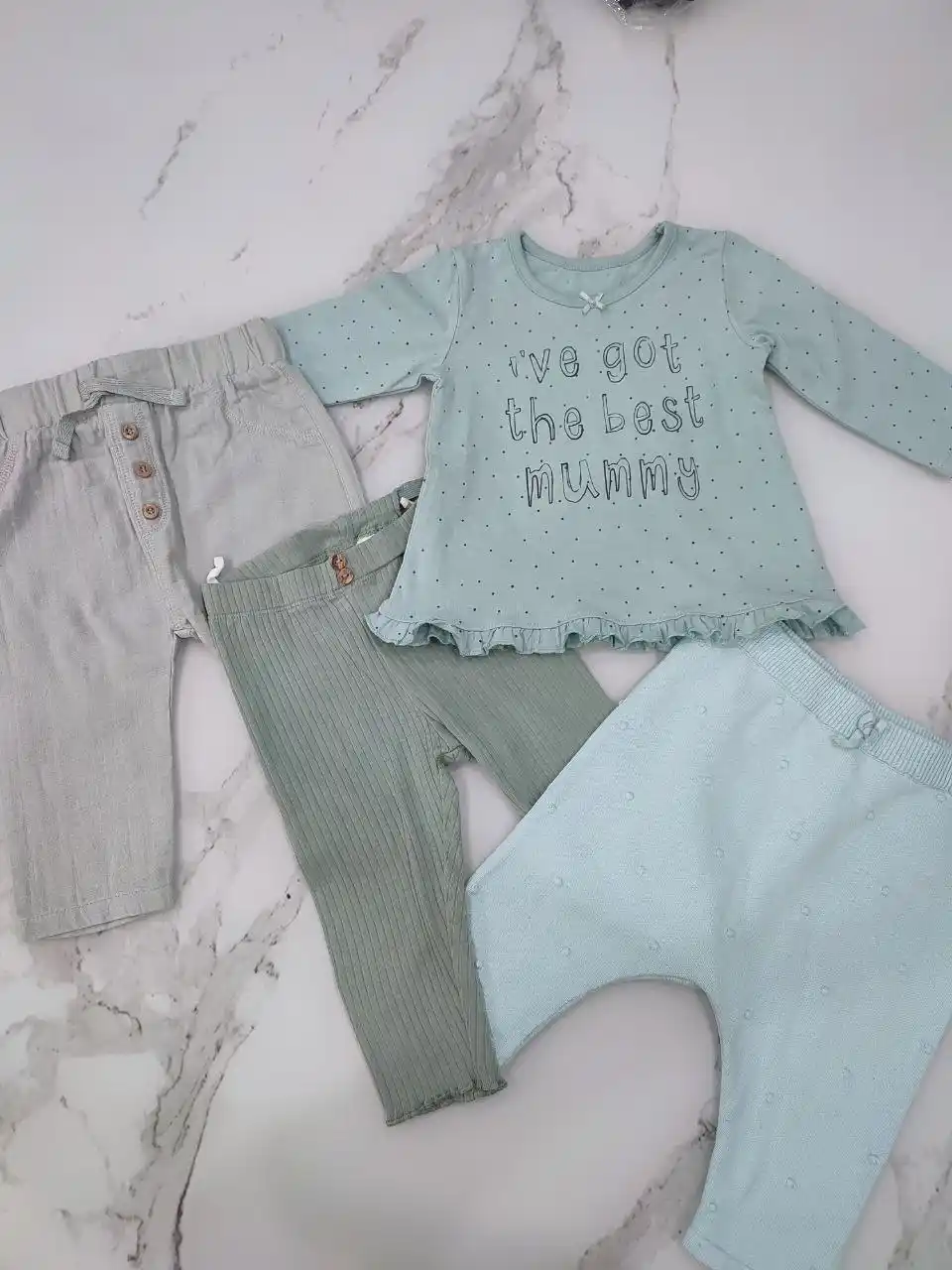 Одежда для девочек 9-12 мес