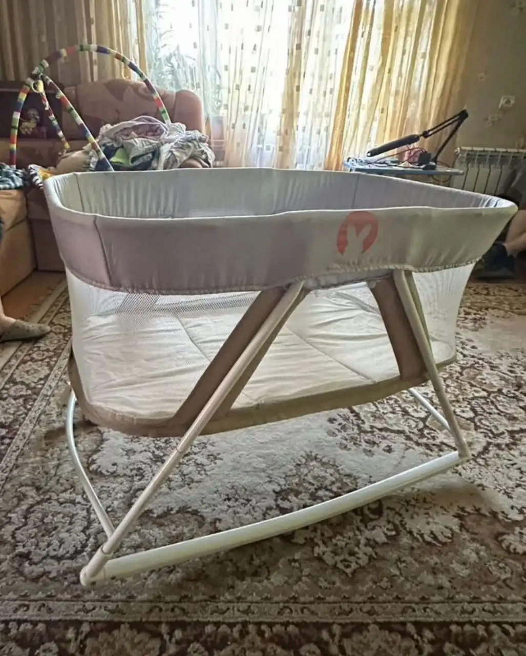 Кровать люлька манеж легкая удобная