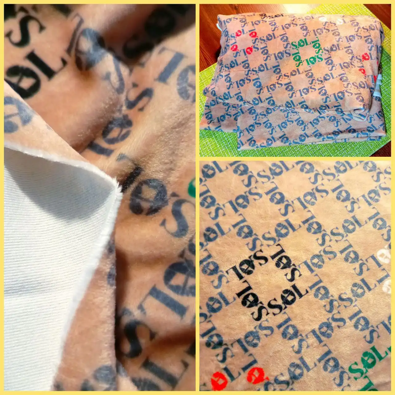 Отрезы велюровой ткани дизайнерского качества