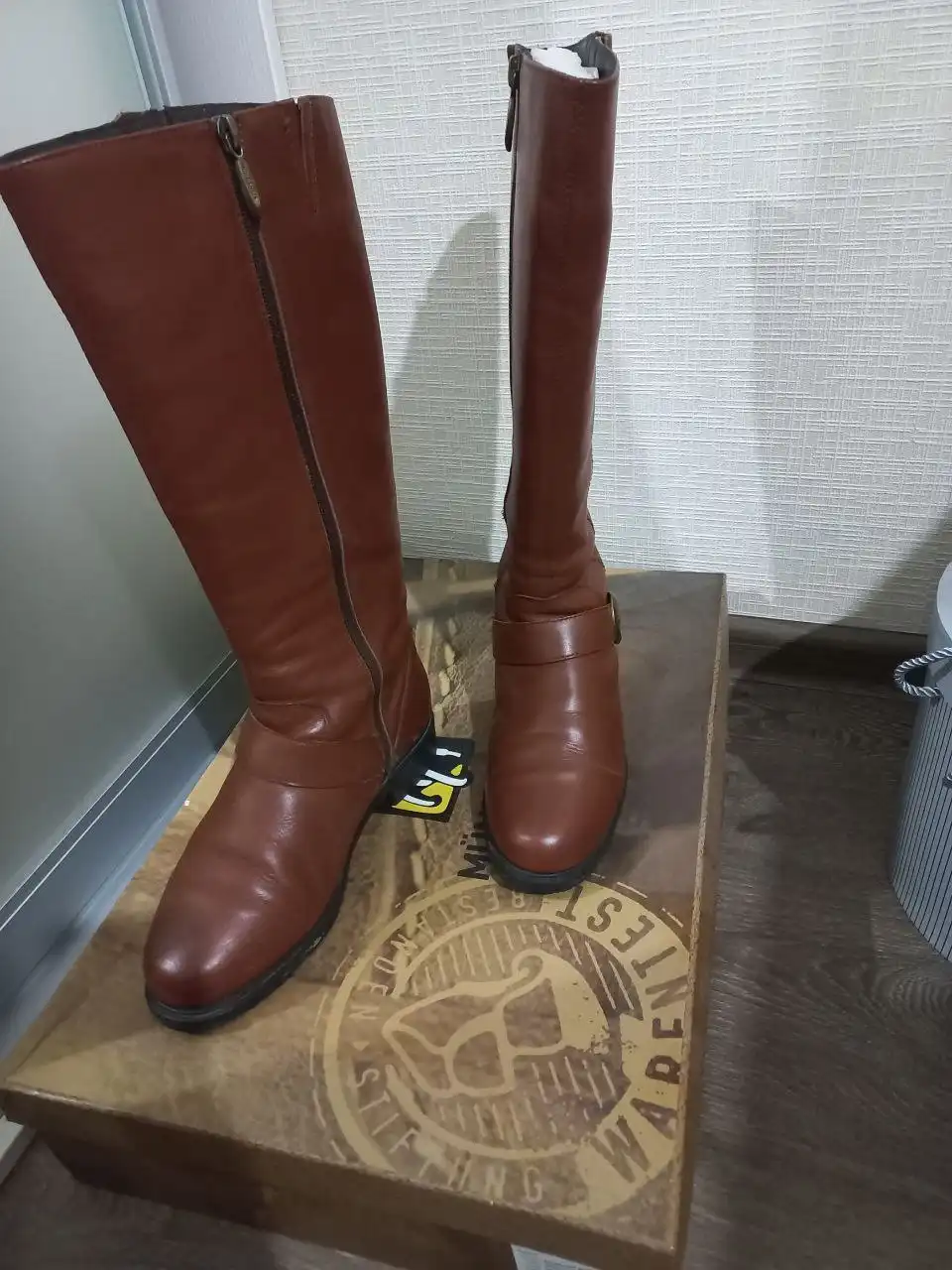 Зимние сапоги Munz-Shoes из натуральной кожи с мехом