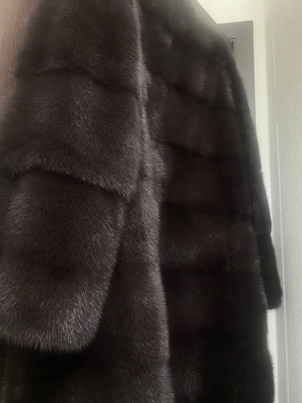 Норковая шуба 46/48 с трансформируемым рукавом