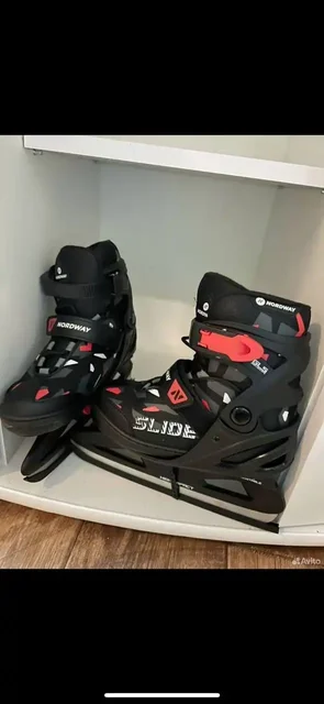 Коньки детские раздвижные Nordway Slide 31-36 размер - частное объявление в Балашиха