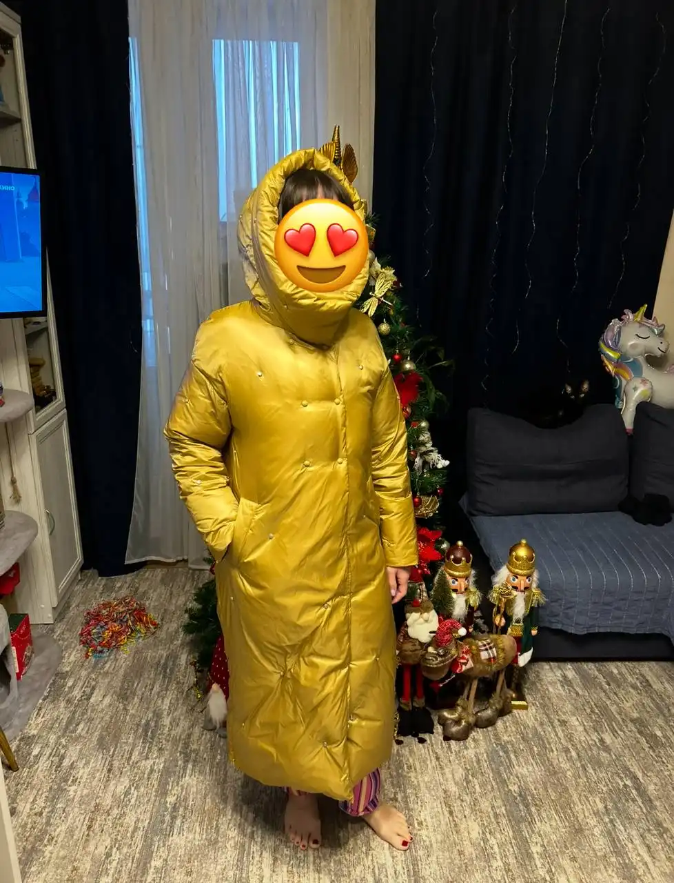 Зимнее пальто на пуху, размер 42-44 - Верхняя одежда (Одежда) в Балашиха