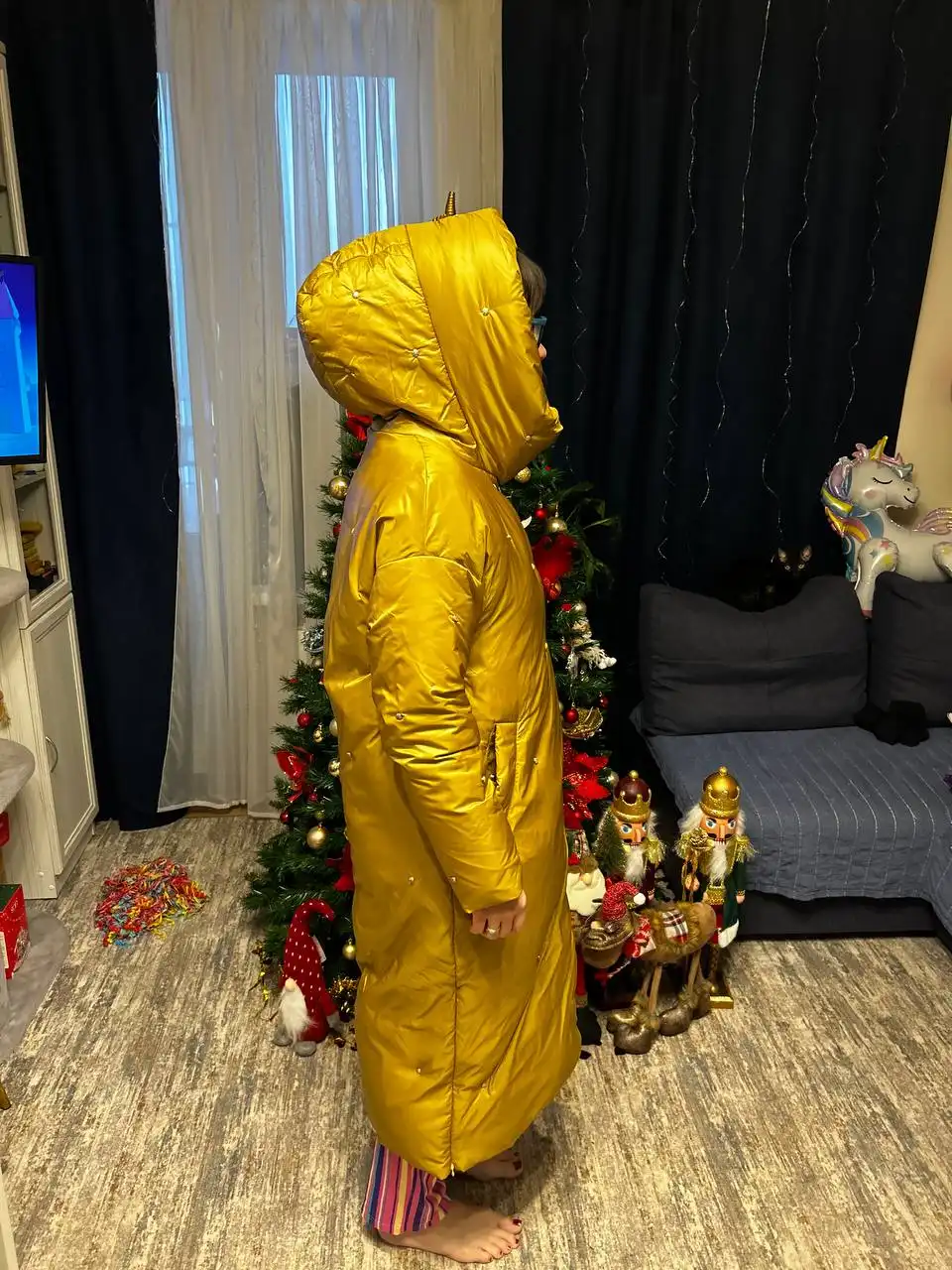 Зимнее пальто на пуху, размер 42-44 - Верхняя одежда (Одежда) в Балашиха