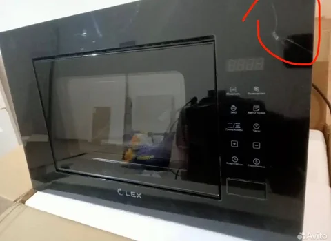 Встраиваемая СВЧ печь Lex BIMO 20.02 BL с дефектом - частное объявление в Балашиха