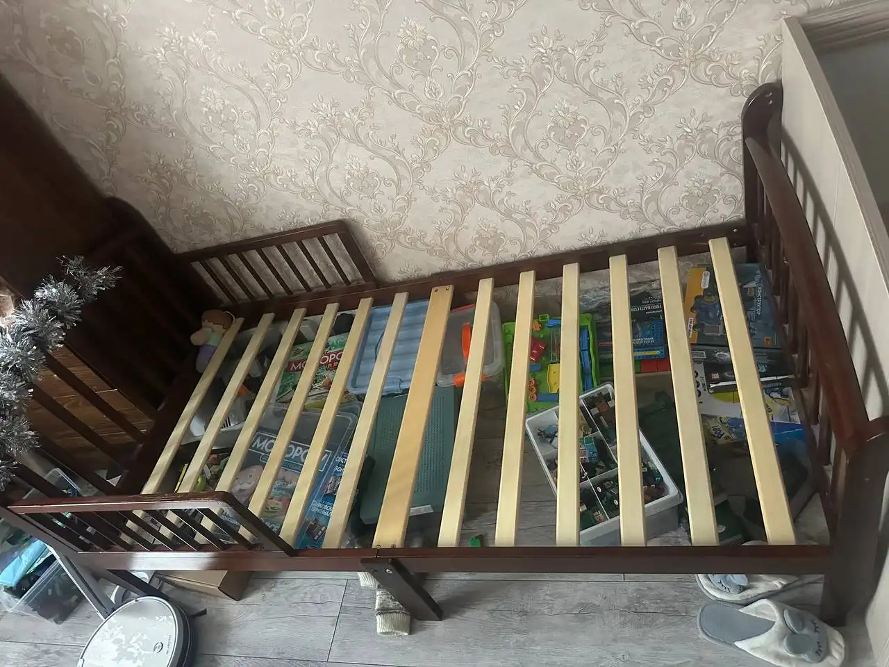 Детская кровать из массива дерева с ортопедическими вставками - Товары для детей в Балашиха