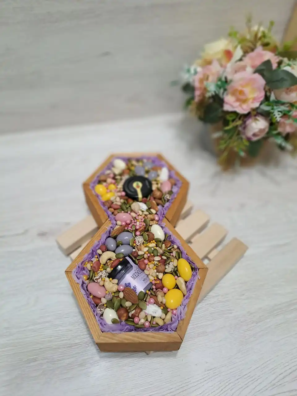 Подарки из орехов и сухофруктов в крафтовой упаковке - Подарки (Барахолка) в Балашиха