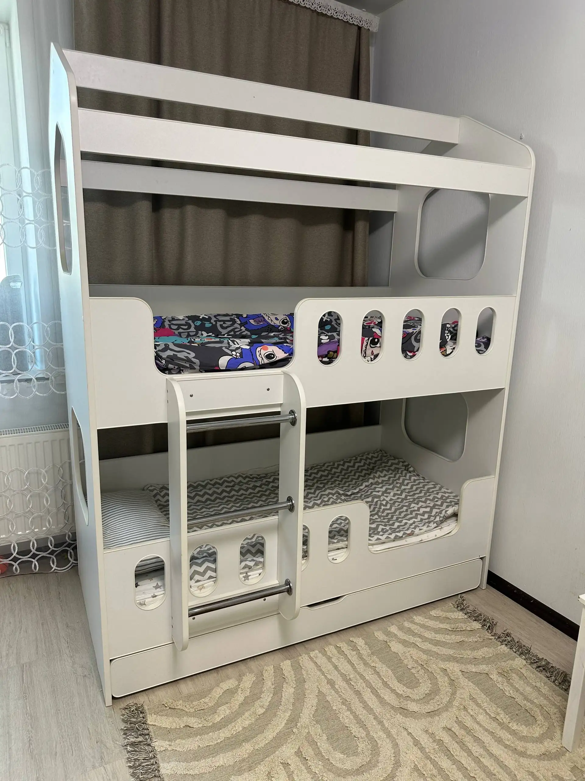 Продажа детской двухъярусной кровати «Сплюшкин» - Детская мебель (Товары для детей) в Балашиха