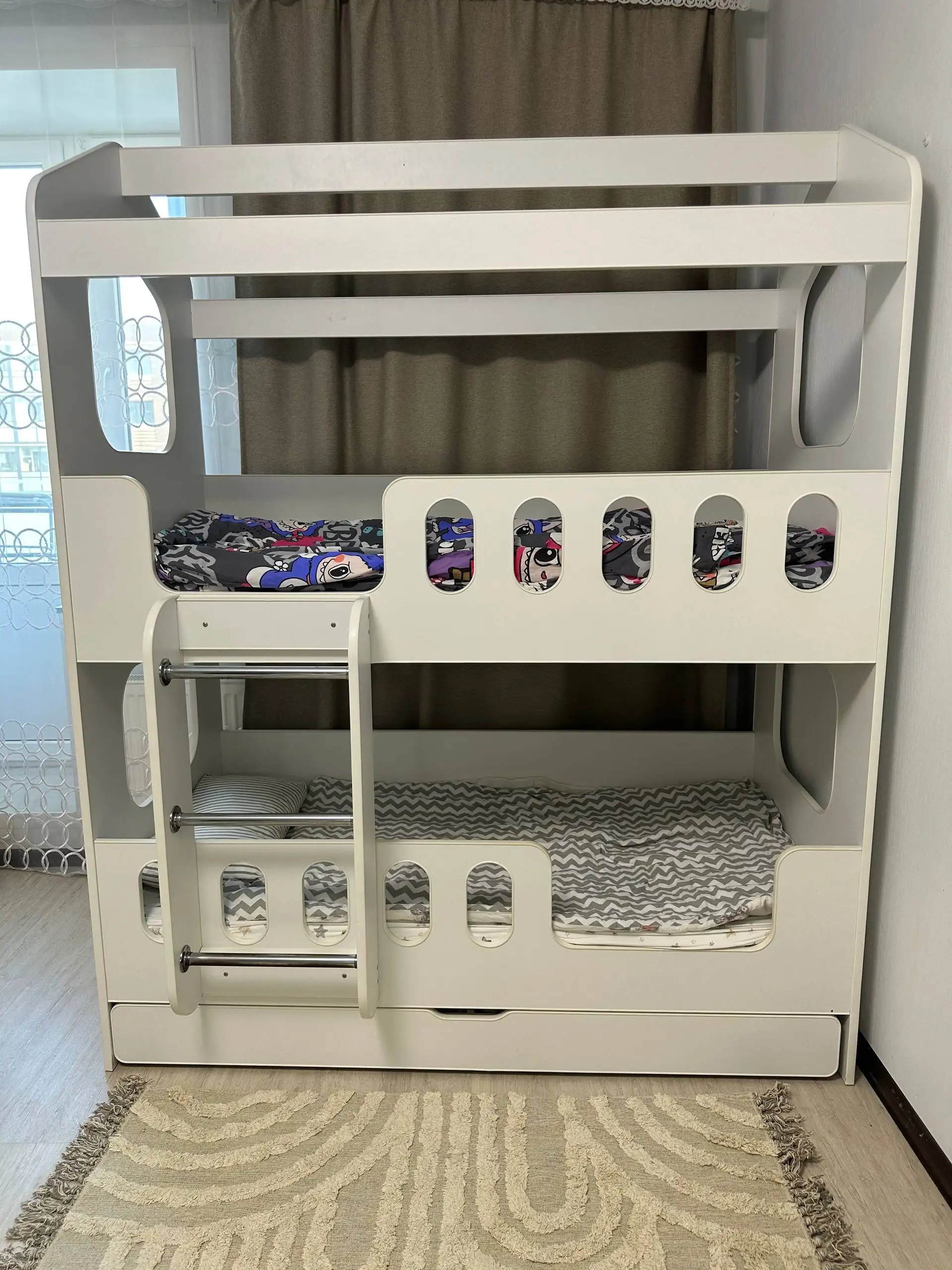 Продажа детской двухъярусной кровати «Сплюшкин» - Детская мебель (Товары для детей) в Балашиха