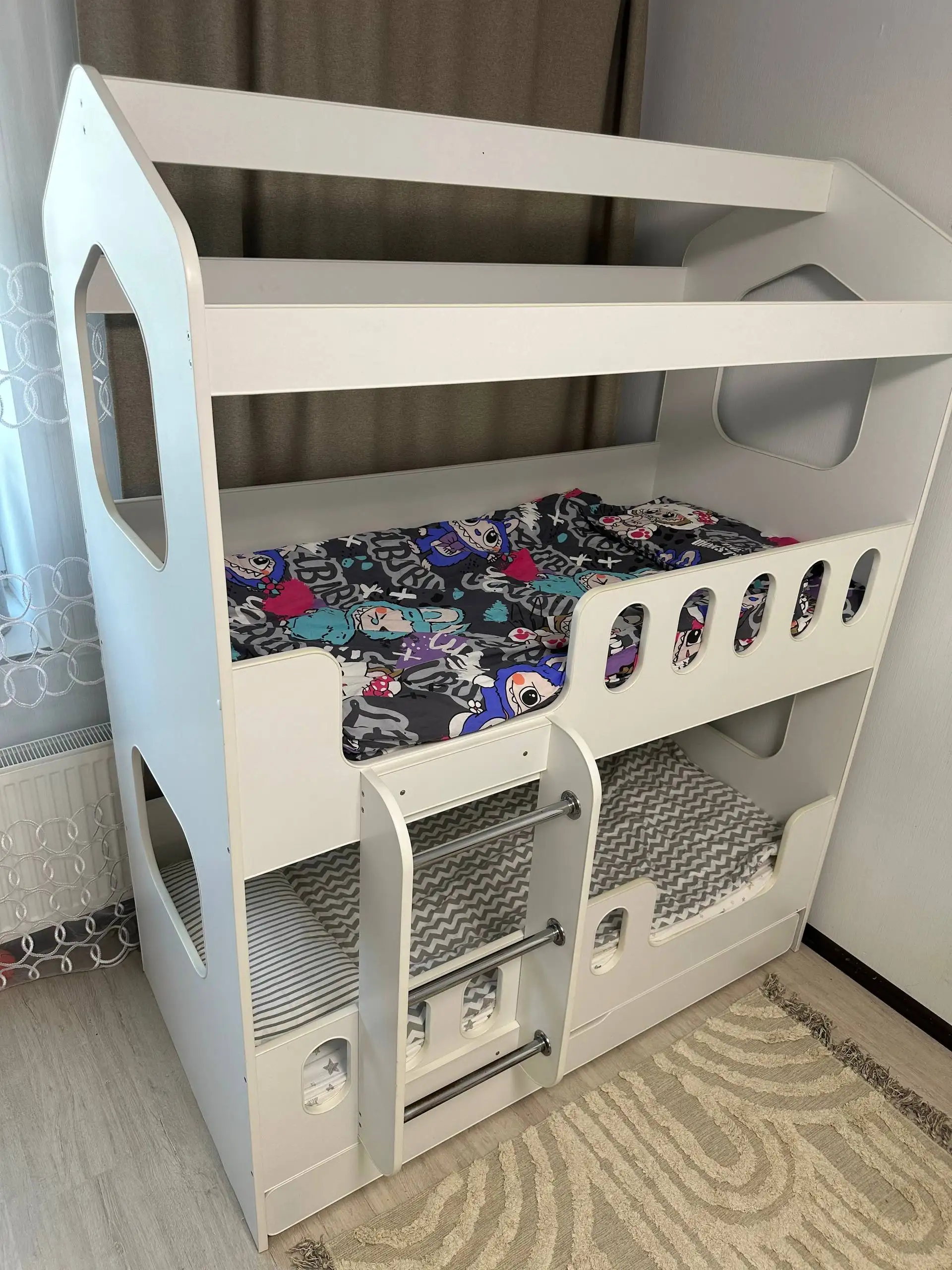 Продажа детской двухъярусной кровати «Сплюшкин» - Детская мебель (Товары для детей) в Балашиха