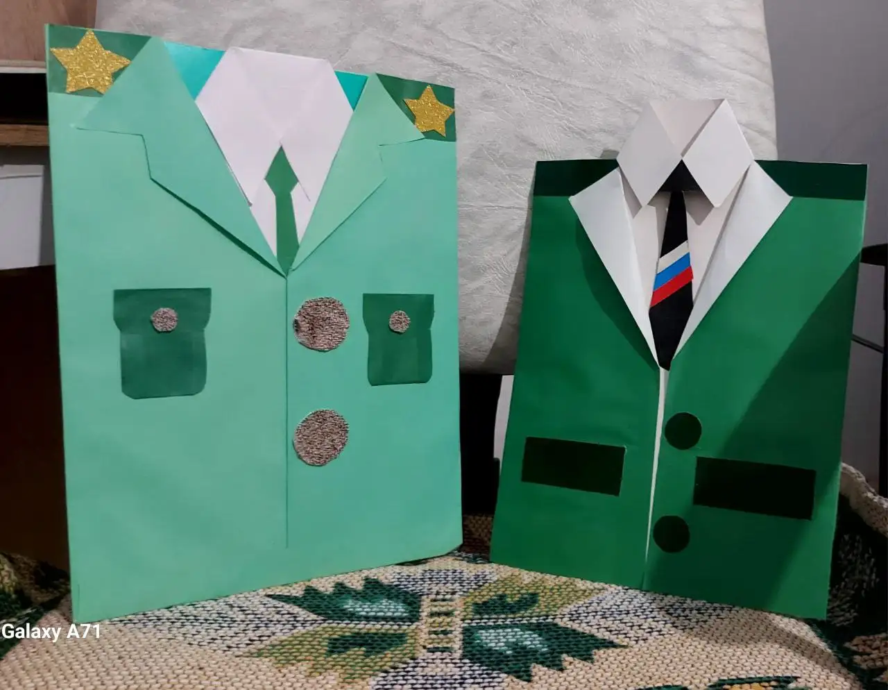 Аппликация на 23 февраля для школы или садика - Детское творчество (Товары для детей) в Балашиха