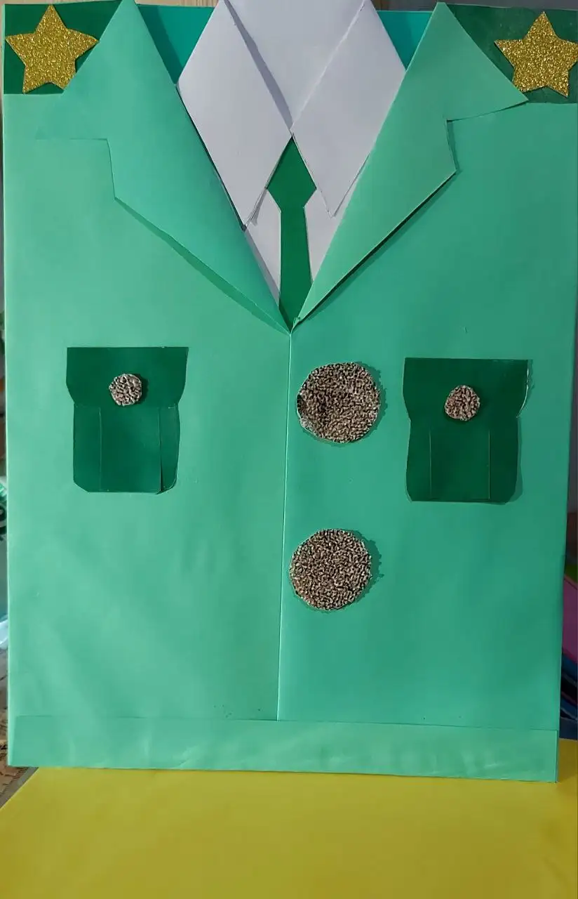 Аппликация на 23 февраля для школы или садика - Детское творчество (Товары для детей) в Балашиха