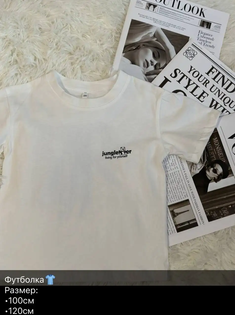 Новые детские вещи: футболки и платье - Одежда (Товары для детей) в Балашиха