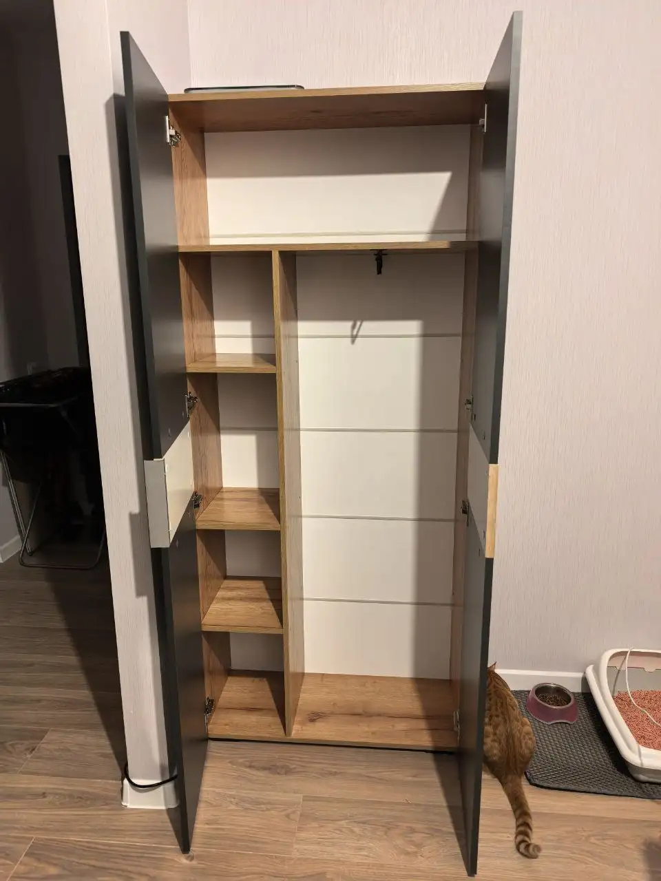 Шкаф новый 182х80х35 см ЛДСП/МДФ - Мебель (Для дома и дачи) в Балашиха