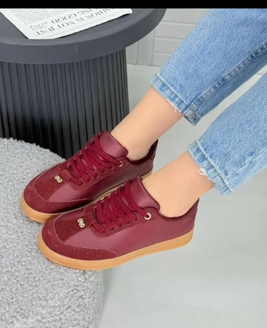 Кеды из эко кожи в трендовом цвете - Обувь (Одежда) в Балашиха