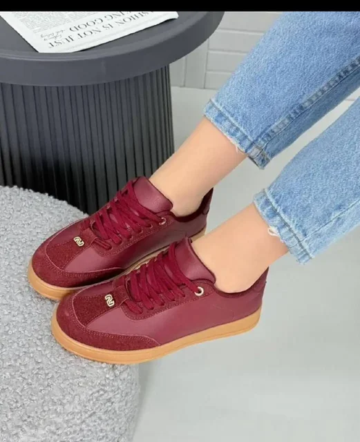 Кеды из эко кожи в трендовом цвете - Одежда в Балашиха