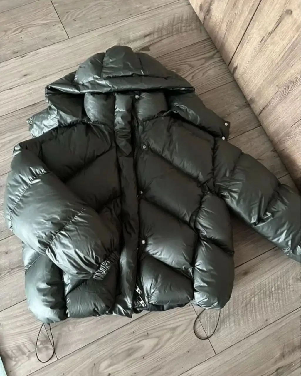 Куртка новая р.44-46 Корея серо-зеленый - Верхняя одежда (Одежда) в Балашиха