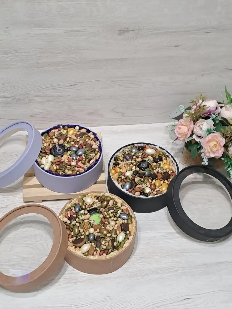 Наборы из орехов и сухофруктов в деревянной упаковке - Барахолка в Балашиха