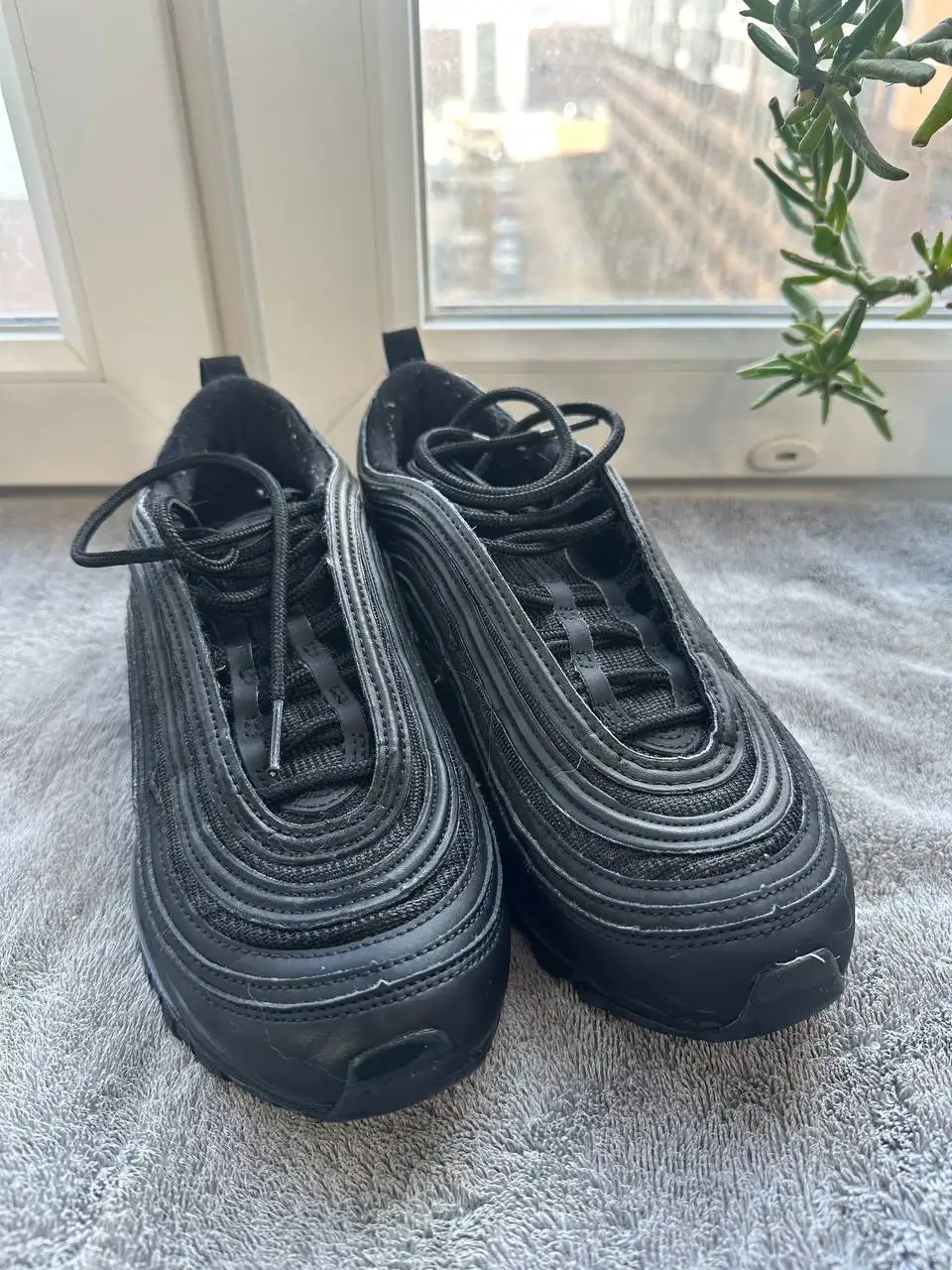 Кроссовки Nike Air Max 97 черные размер 38,5 - Обувь (Одежда) в Балашиха