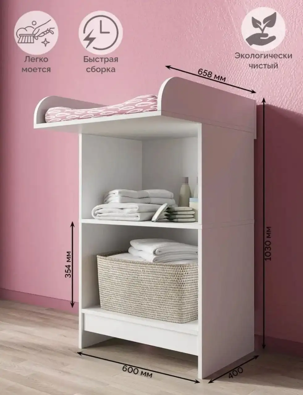 Продажа пеленальных столов в Балашихе - Мебель для детей (Товары для детей) в Балашиха