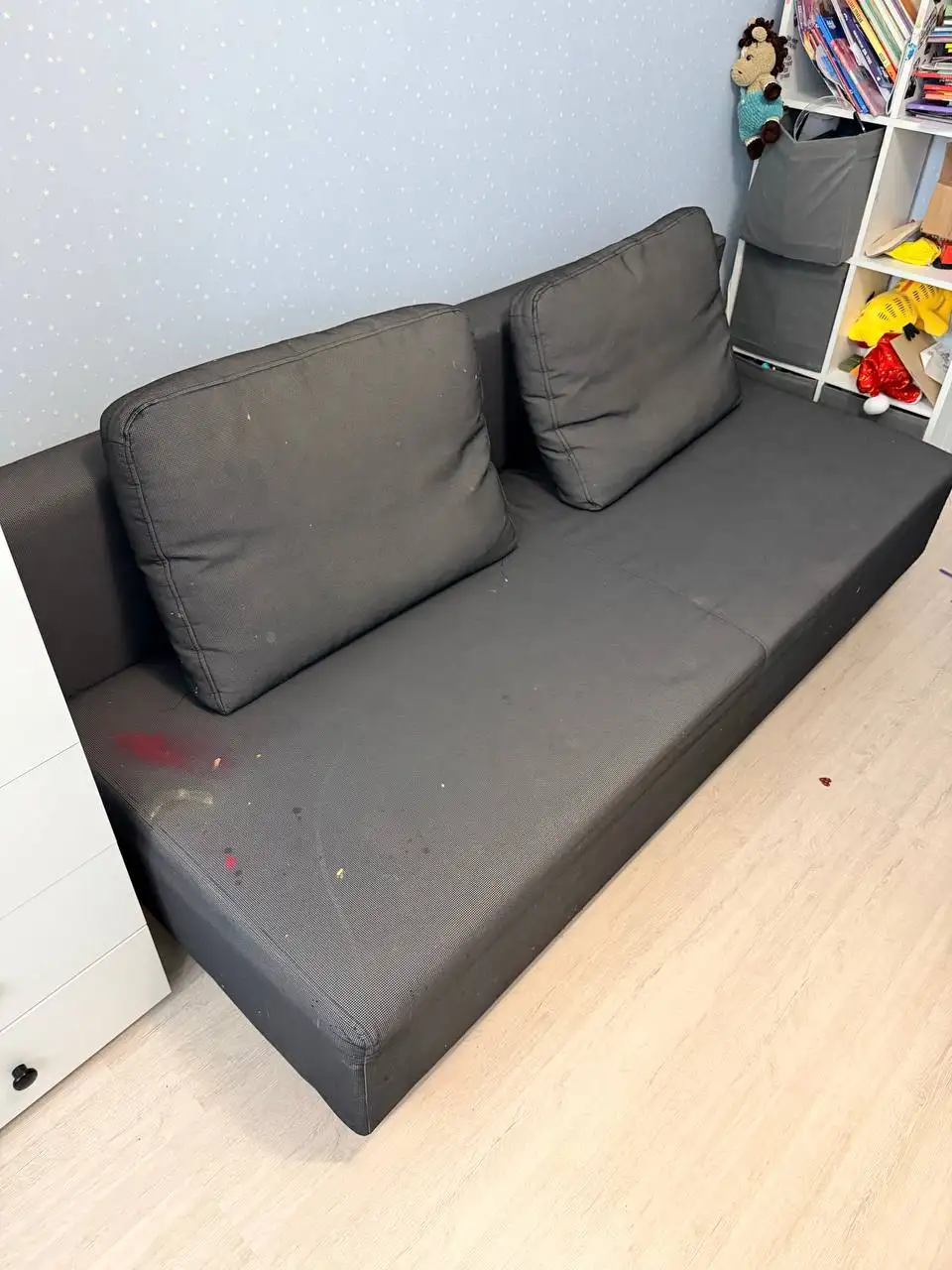 Диван IKEA с раскладным механизмом и ящиками хранения - Барахолка в Балашиха