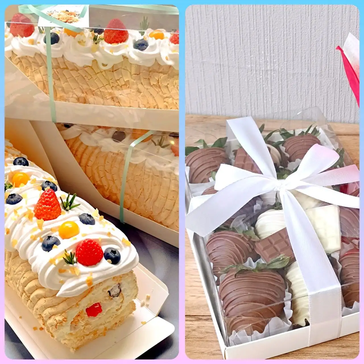 Меренговые рулеты и клубника в шоколаде в ЖК Столичный - Продукты питания (Барахолка) в Балашиха