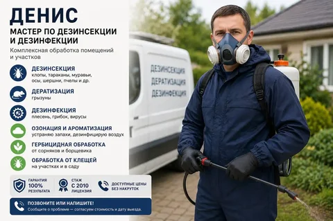 Услуги дезинсекции, дезинфекции и дератизации в Балашихе - Автоуслуги в Балашиха