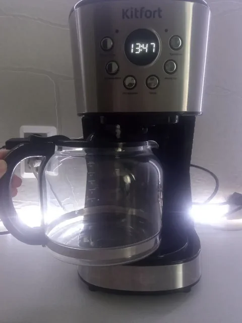 Кофеварка капельная Kitfort KT-728 черная - Техника для кухни в Балашиха