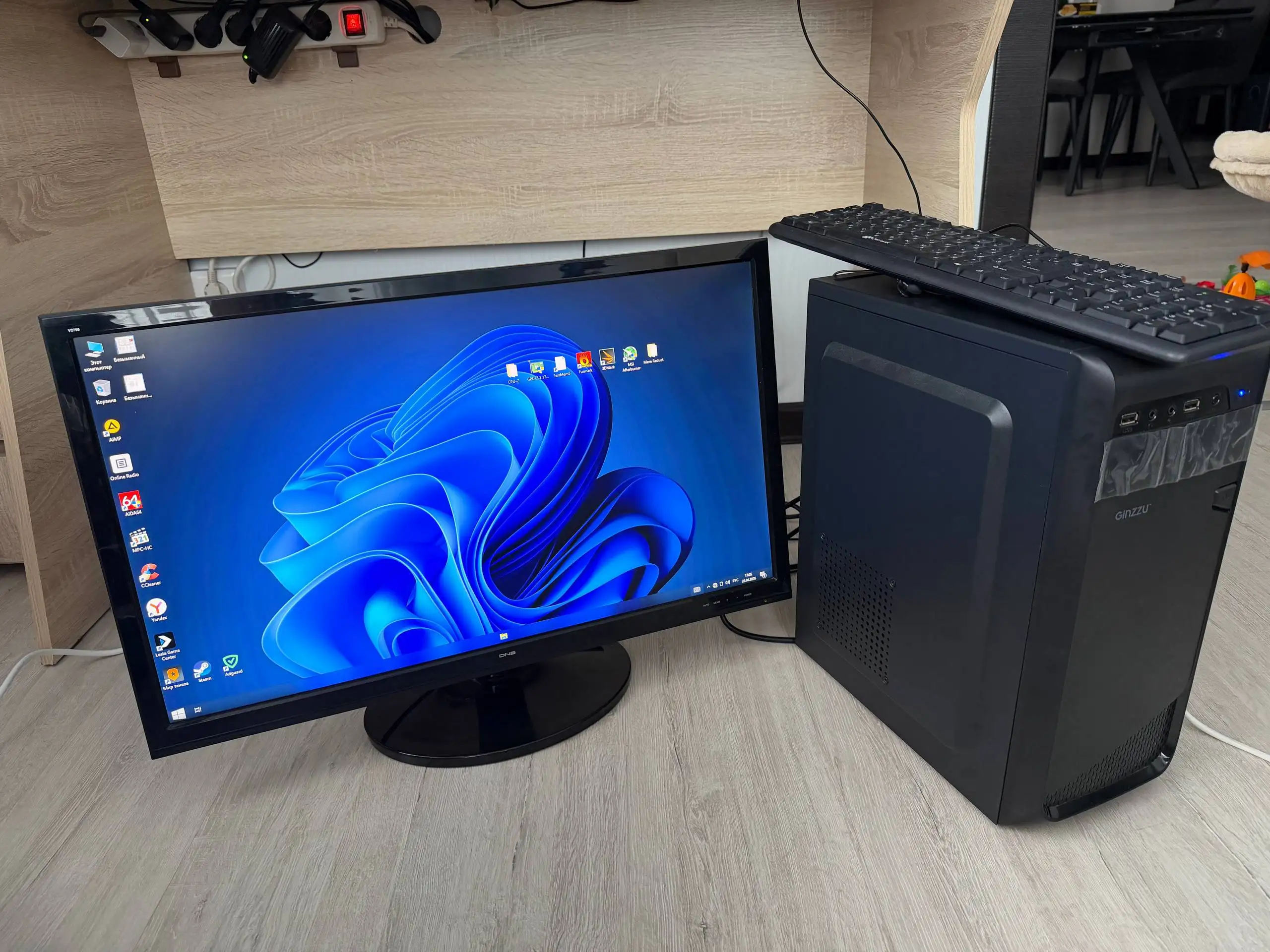 Продажа сборки ПК (FX8320, R9 270X, 12GB, SSD+HDD, монитор) - Компьютеры (Электроника) в Балашиха